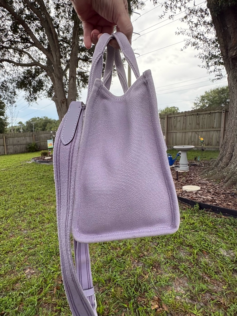 Coach Purple Cargo Tote 26 - Picture 6 of 15
